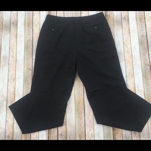 Men’s Chaps 100% Wool Black Dress Pants